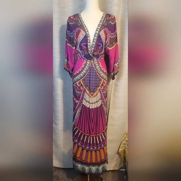 Flying Tomato Dresses & Skirts - Flying Tomato Vibrant Kaftan Maxi Dress. 